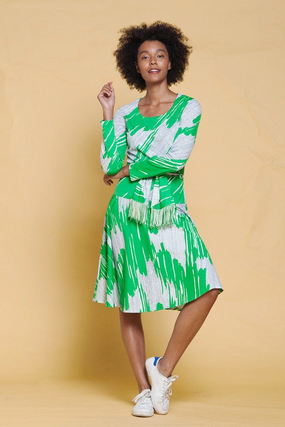 drop waist dress knee length Rendoll Drop Waist Mini Dress
