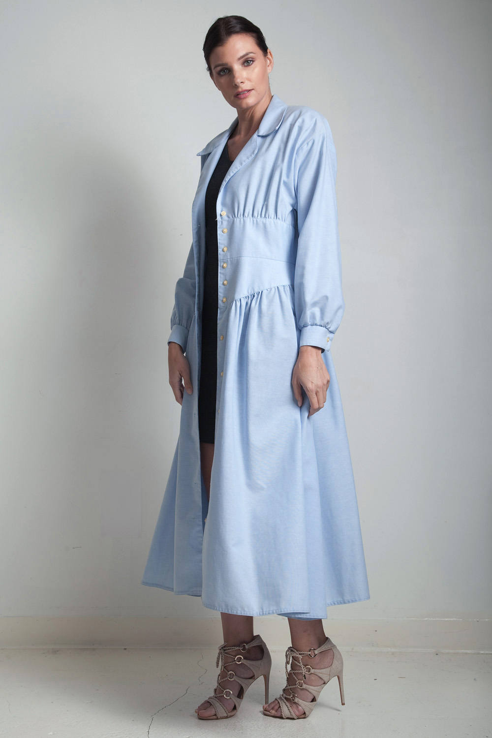 maxi dress red white and blue with contrast panels – Gimaguas Size:42x28 Slim resortcollection Vintage Knee Length Black