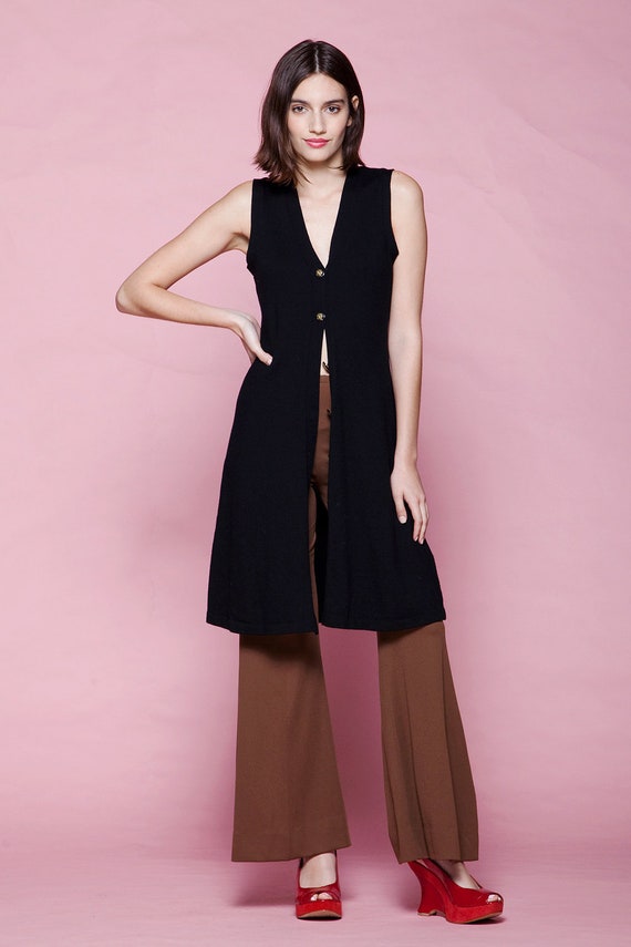 Ralph Lauren duster coat dress cardigan sleeveless