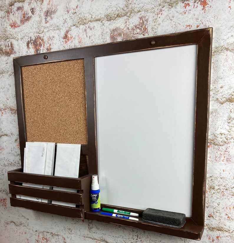 Kitchen Organizer Dry Erase Board Bulletin Board Mail Etsy