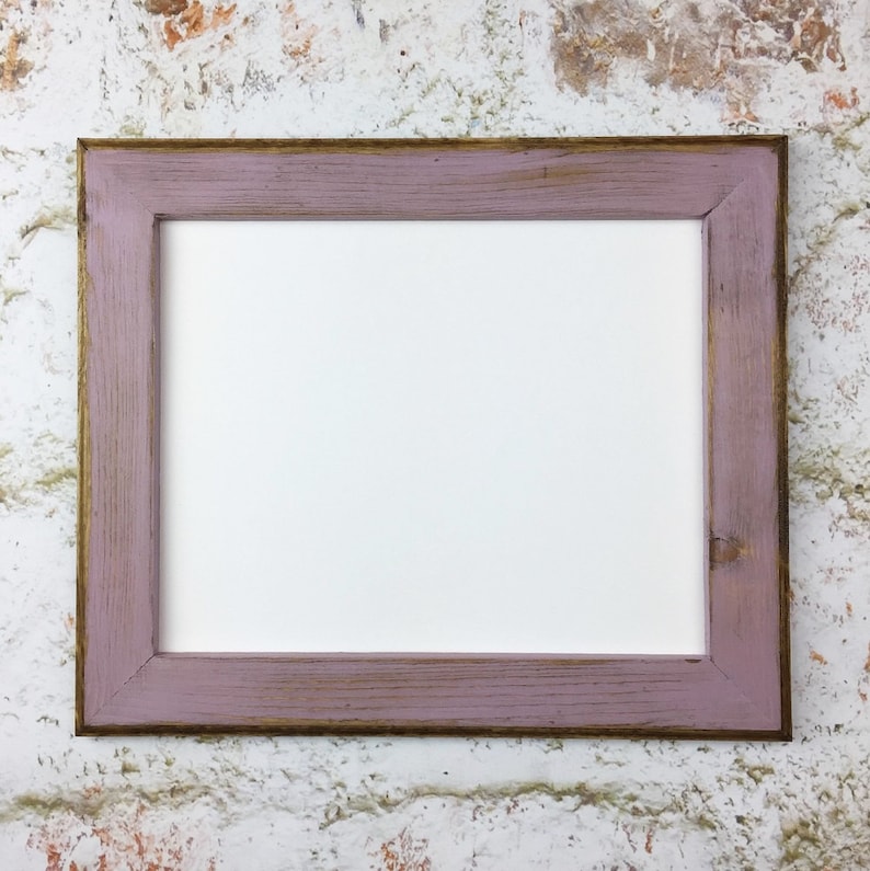 8.5 X 11 Picture or Document Frame Lilac Rustic Weathered Etsy