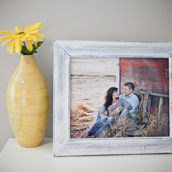 8x8 or 8x10 Picture frame, Rustic Weathered style