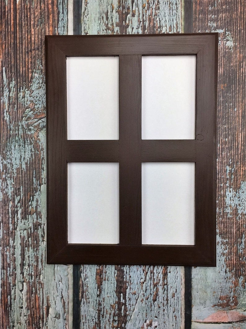 Multi Opening 5 X 7 Picture Frame Solid Brown With Etsy
