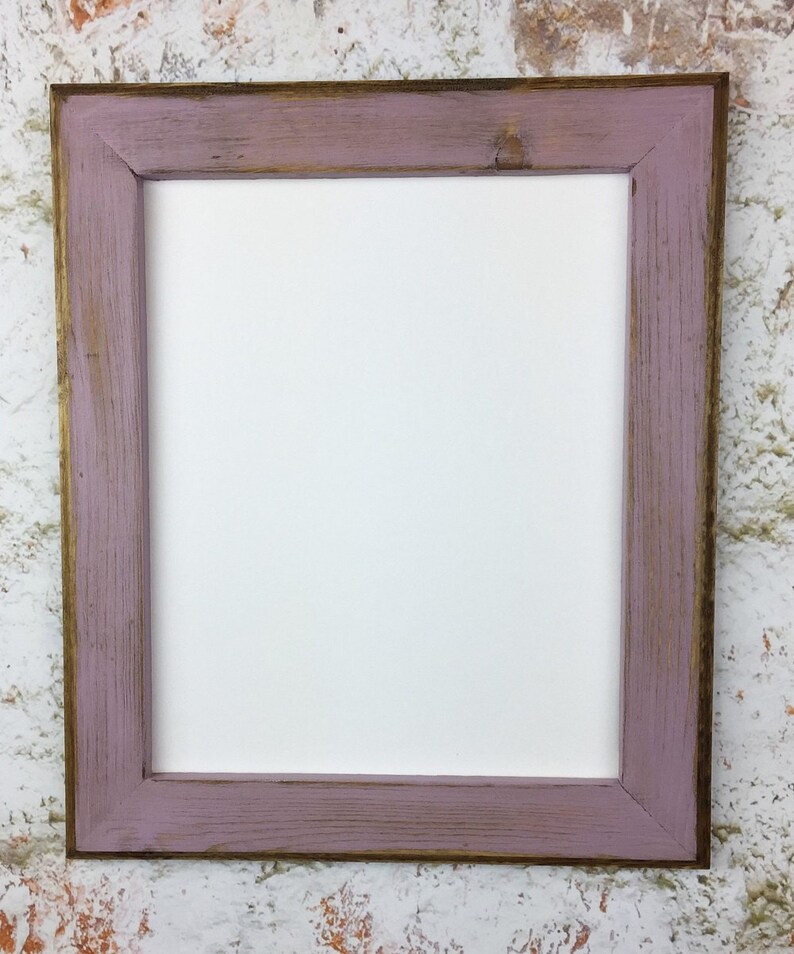 8.5 X 11 Picture or Document Frame Lilac Rustic Weathered Etsy