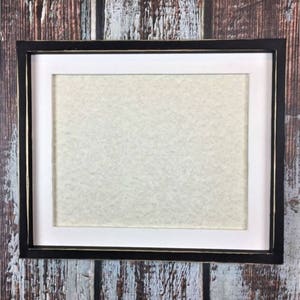Moldura empilhada e pintada de 11 x 14 polegadas, sua escolha de cores e acabamentos, decoração de casa e escritório, molduras de madeira rústica, preto e branco