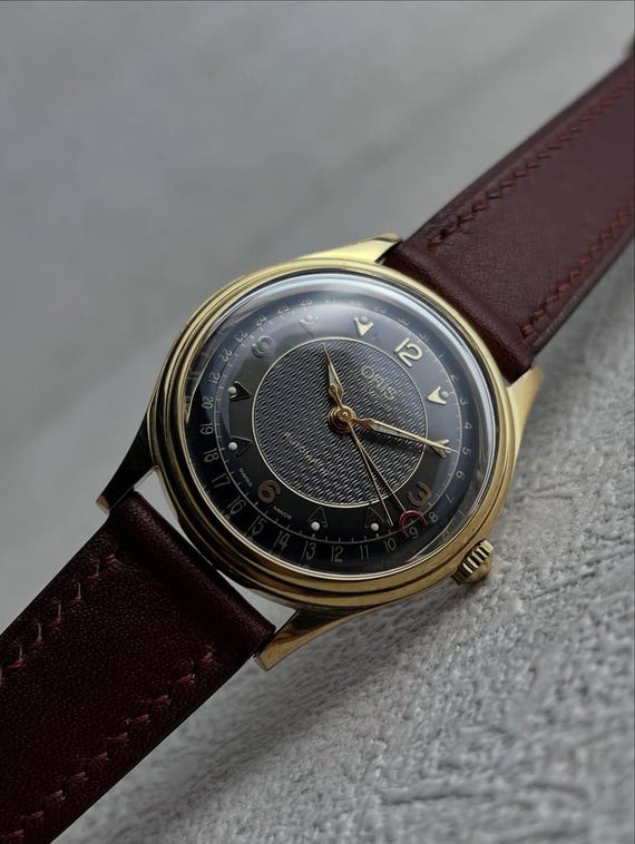 Oris Pointer Date Black & Gold Dial Automatic Vin… - image 3
