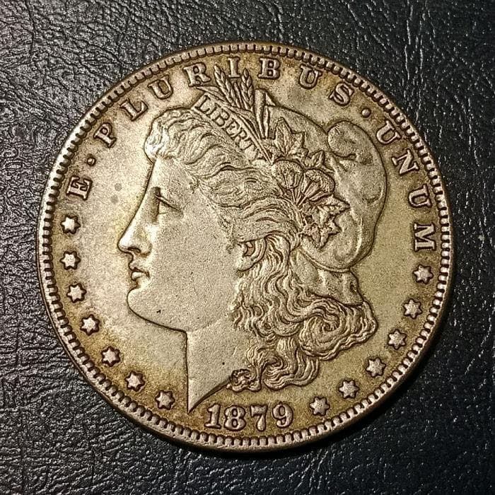 モルガンダラー銀貨　1879年　アメリカ銀貨 アメリカ 1879年（S）1ドル銀貨 モルガンダラー NGC MS66
