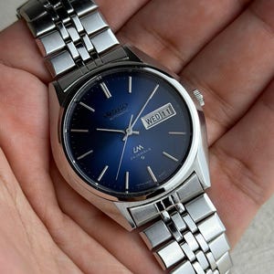 SEIKO ブラックラバー 腕時計 Seiko 5606 - Etsy 日本