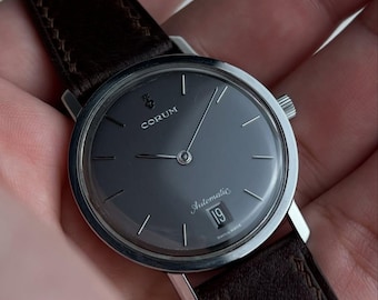 Corum Ultra Slim Automatic Vintage Watch Ref. 8910 | 1980s Swiss Timepiece