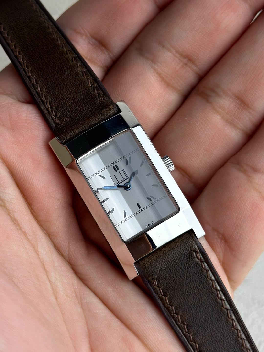 Dunhill Tank Faceted '90s | Swiss Manual Wind | Sapphire Crystal