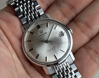 Omega Seamaster De Ville 166.020 1960s Vintage Automatik Cal 562 Originale klassische Uhrenuhr