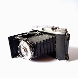 Vintage Voigtländer Bessa I-camera 1950-1955 Duitsland | Volledig functionele antieke vouwcamera, uitstekende staat, verzamelobject