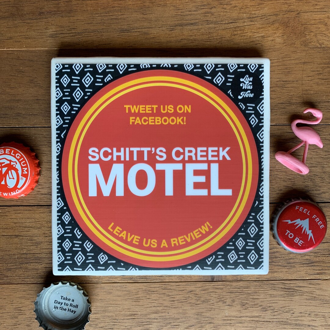 SCHITT'S CREEK MOTEL Souvenir Drink Tile Coaster Etsy