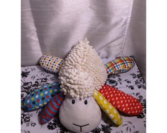 Wee Believers Louie Lamb Stuffed Plush Sheep Machine Washable, Recites 3 Prayers