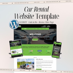 Car Rental Website Template – Hire Auto WordPress Divi Theme – Easy To Setup