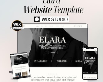 Elegant Creative Coach Wix Studio Website Template – Creator Site Website