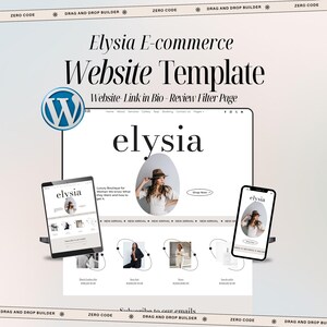 Sjabloon Elysia e-commercewebsite – Personal branding WordPress Divi-thema – Eenvoudige installatie