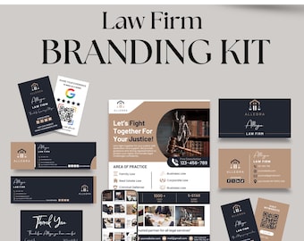 Law Firm Social Media Branding Kit - (Digital Download)