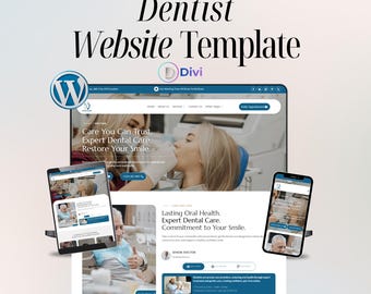 Dentist Clinic Website Template – Dental Clinic WordPress Divi Theme – Easy To Setup