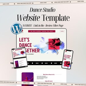 Dance Studio Divi Website Template – Ballet Academy WordPress Theme – Easy To Setup