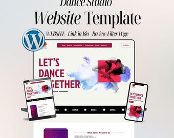 Dance Studio Divi Website Template – Ballet Academy WordPress Theme – Easy To Setup