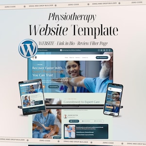 Physiotherapy Website Template – Therapist WordPress Divi Theme – Easy Setup