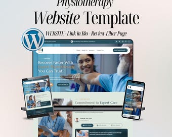 Physiotherapie Website Template - Therapeut WordPress Divi Theme - Einfache Einrichtung