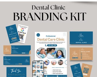 Dentist Clinic Social Media Branding Kit - (Digital Download)