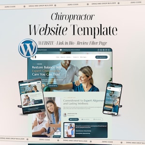 Chiropractor Website Template – chronic pain Divi WordPress Theme – Easy To Setup