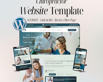 Chiropractor Website Template – chronic pain Divi WordPress Theme – Easy To Setup