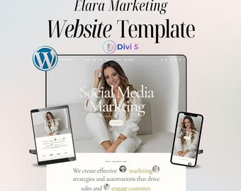 Elegant Creative Coach Website Template – Creator Personal Branding WordPress Divi Theme – Easy Setup