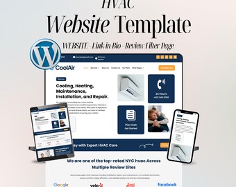 HVAC Divi Website Template – AC Repair & Air Conditioning WordPress Theme – Easy To Setup
