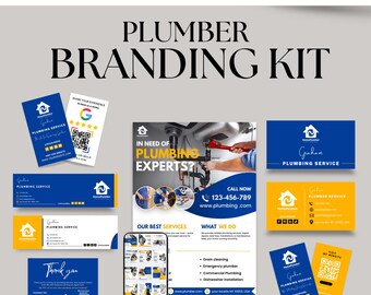 Plumber Social Media Branding Kit - (Digital Download)