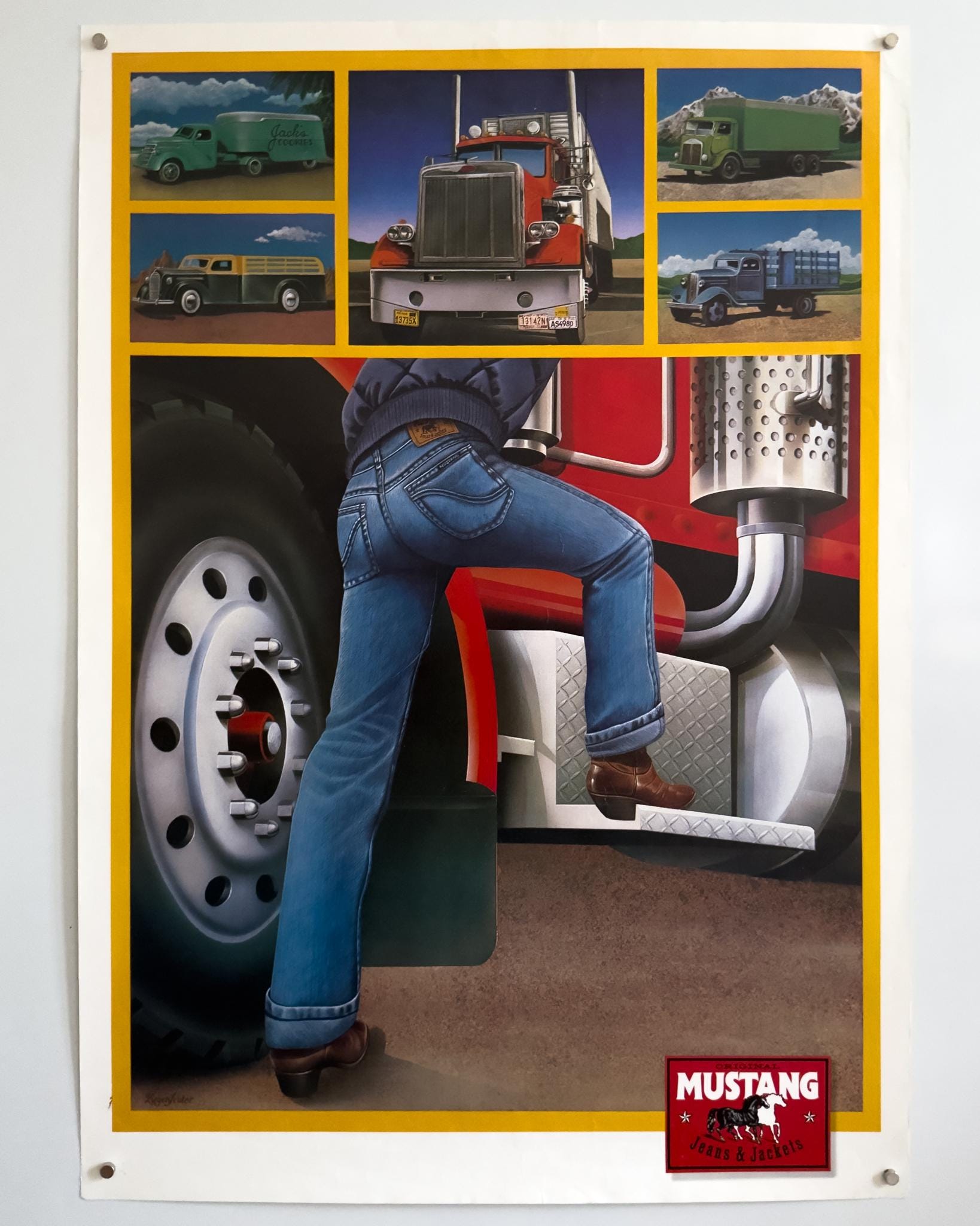 Wrangler Jeans Poster - Etsy