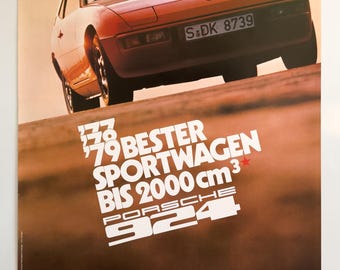 ヴィンテージオリジナル 1983 フェラーリ 308 GTSI ポスター