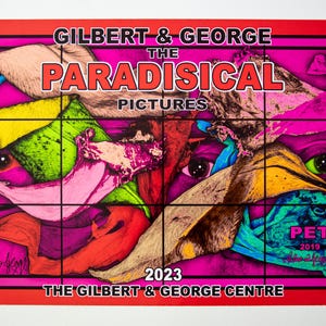 Gilbert & George Handsignerad affisch / Paradisiska bilderna - PET / 59,4 x 84,1 cm 23,4 x 33,1 tum (A1)