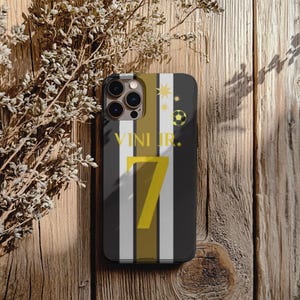 Vinicius Junior Phone Case Football iPhone Case Sports Phone Case Vini Jr Brazil Real Madrid Phone Cover Soccer Fan Gift Soccer Phone Case