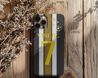 Vinicius Junior Phone Case Football iPhone Case Sports Phone Case Vini Jr Brazil Real Madrid Phone Cover Soccer Fan Gift Soccer Phone Case