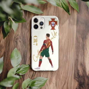 Football Phone Case Ronaldo Phone Case Portugal Real Madrid iPhone Case Soccer Phone Case UCL 2025 Sports Phone Case Football Fan Gift