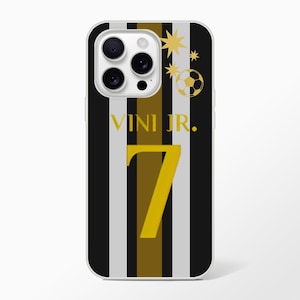 Football Phone Case Vinicius Jr Flexi Case Soccer Phone Case Real Madrid Phone Case Vinicius Modern Sports Phone Case for iPhone 16 15 14 13