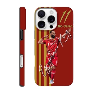 Etui na telefon piłkarski Salah Etui na telefon Liverpool FC Etui na telefon Prezent dla kibica Liverpoolu Salah Piłka nożna Etui na iPhone&#39;a Minimalistyczne etui na telefon sportowy