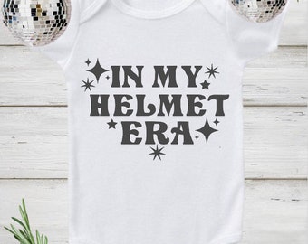 Adorable Baby Onesie: "In My Helmet Era" for Plagiocephaly Support