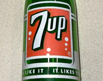 Vintage 7up Soda Pop Bottle; Fresh up; 14 oz. Buffalo, NY