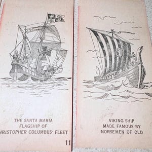 Original NOS 1932 Tattoo Chewing Gum Wrappers: Orbit Gum Co., Complete Set of 12 Ships/Boats Illustrations SCARCE! image 16