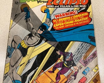 DC Comic Book: The Brave and The Bold,  #64; March 1966, Batman vs Eclipso, Good Condition