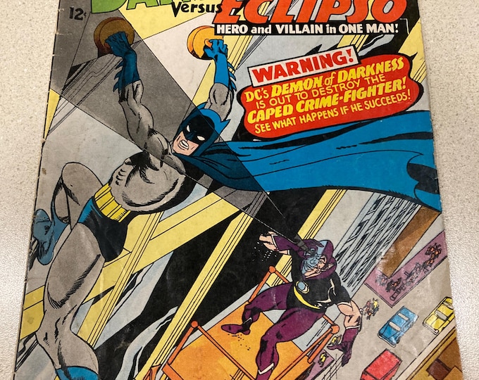 DC Comic Book: The Brave and The Bold,  #64; March 1966, Batman vs Eclipso, Good Condition