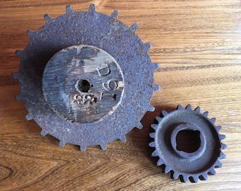 Antique Foundry Mold & Gear, Sprocket