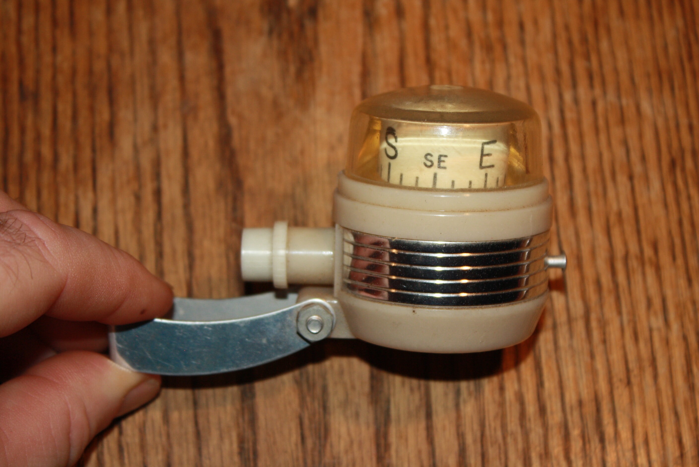 Vintage Airway Automobile Compass with Bracket