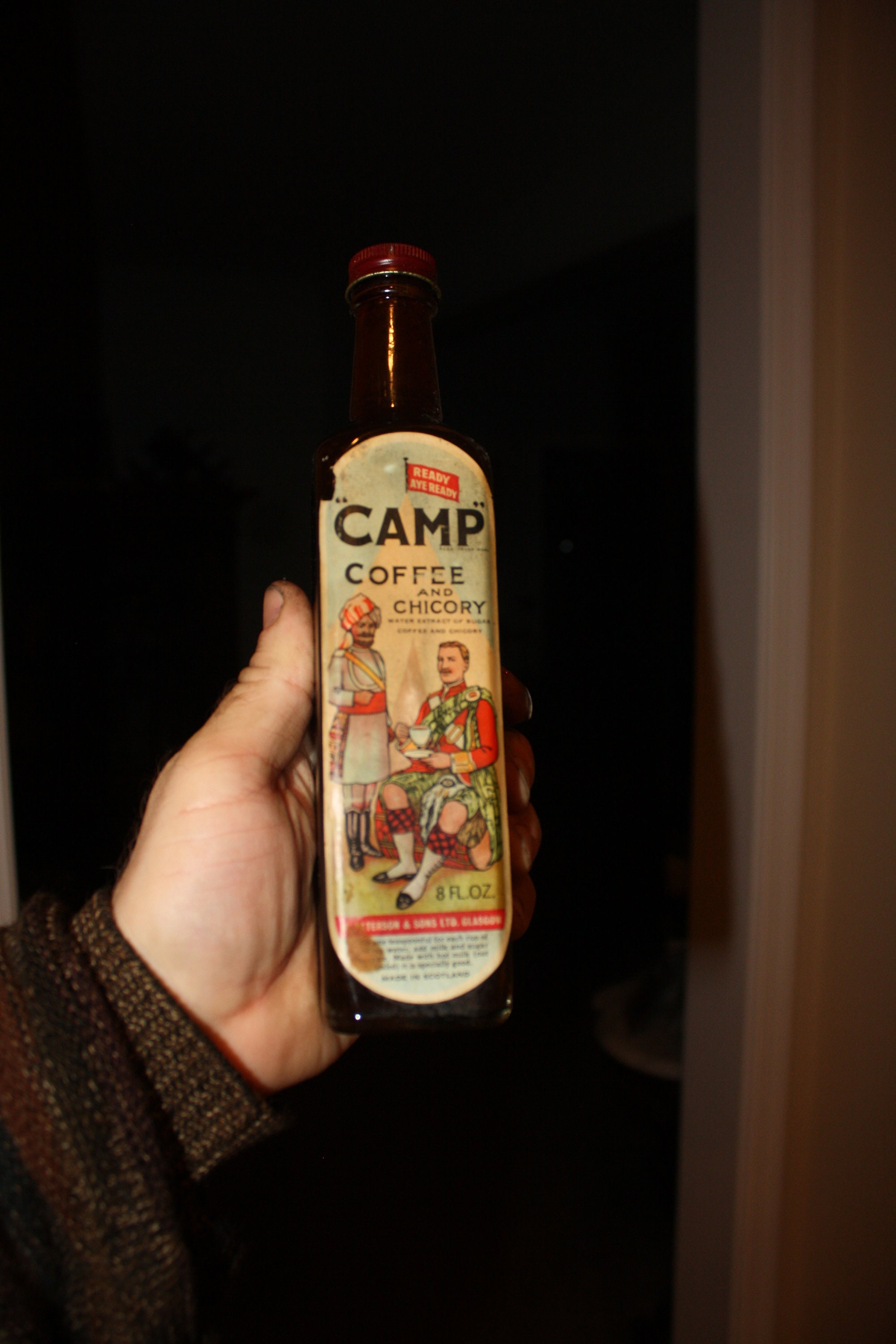Vintage Bottle: Camp Coffee and Chicory; R. Paterson & Sons
