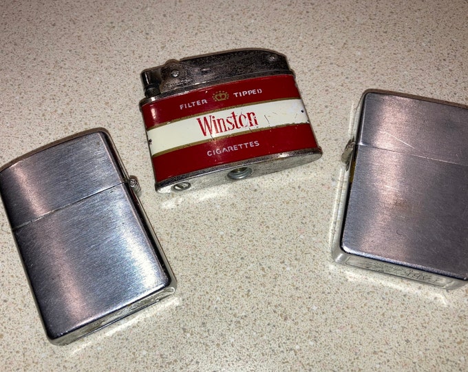 Group of 3 Vintage 1960s Cigarette Lighters: Coronet, Park, ATC